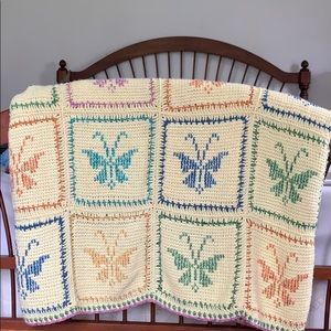 Vintage crochet blanket